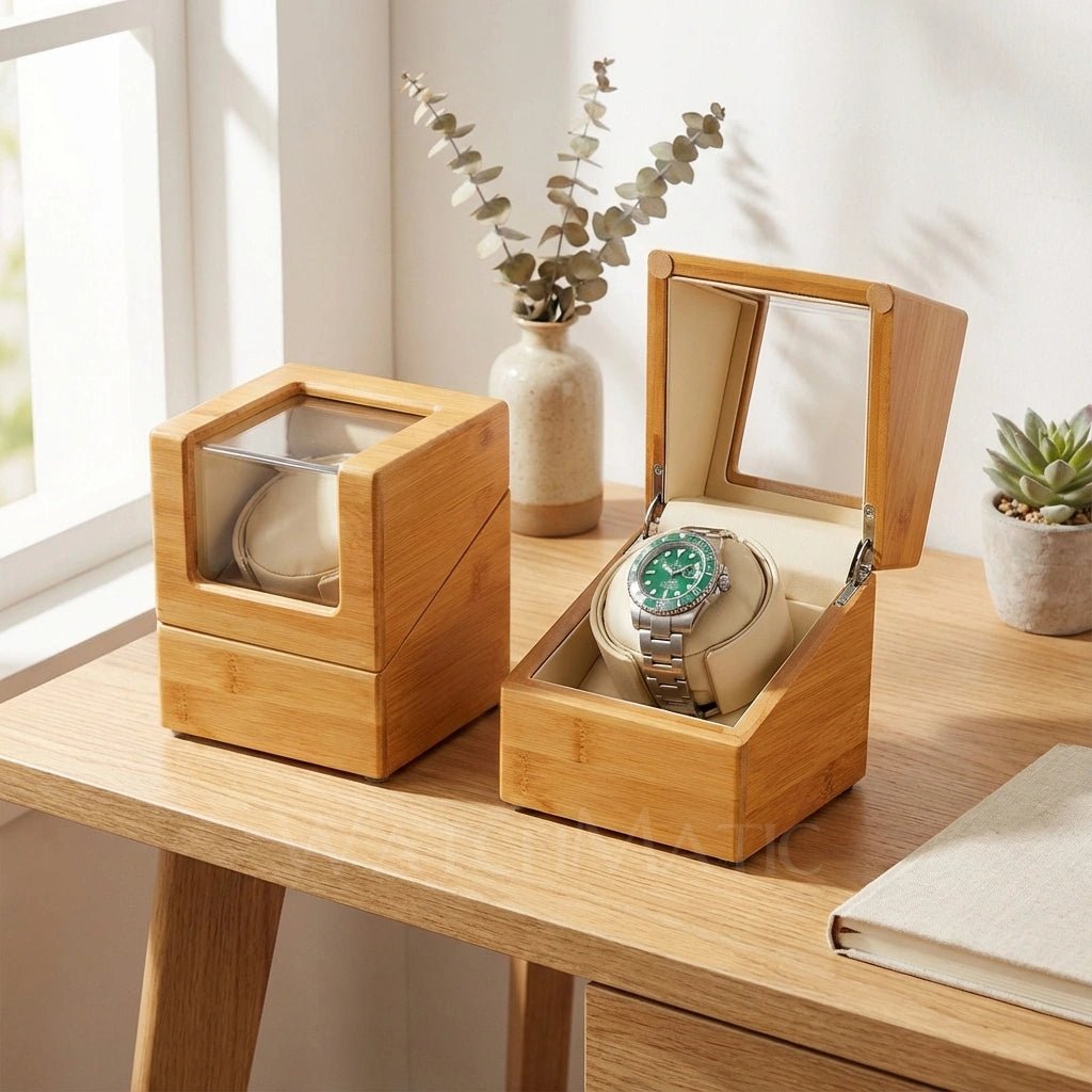 WATCHMATIC Cava Single Watch Winder 14:1931 Slot - WatchMatic