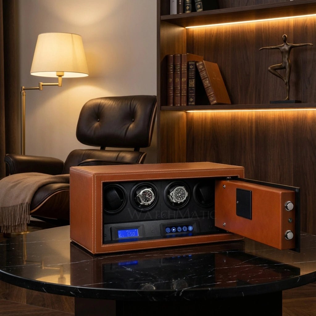 WatchMatic Iron Shield Series - Watch Winder Safe Box - WatchMatic